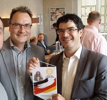 Reunião do Rotary Club Warszawa Goethe da Polônia
